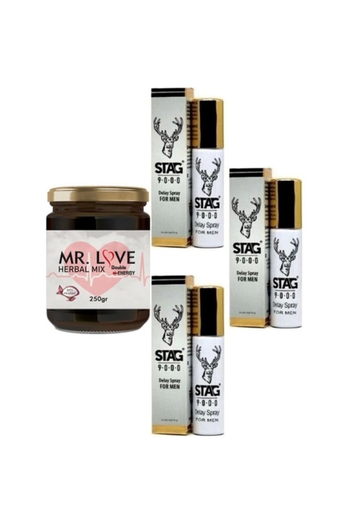 Mrlove Ginsengli 250 gr Ve Spray 3 Adet 1 gr