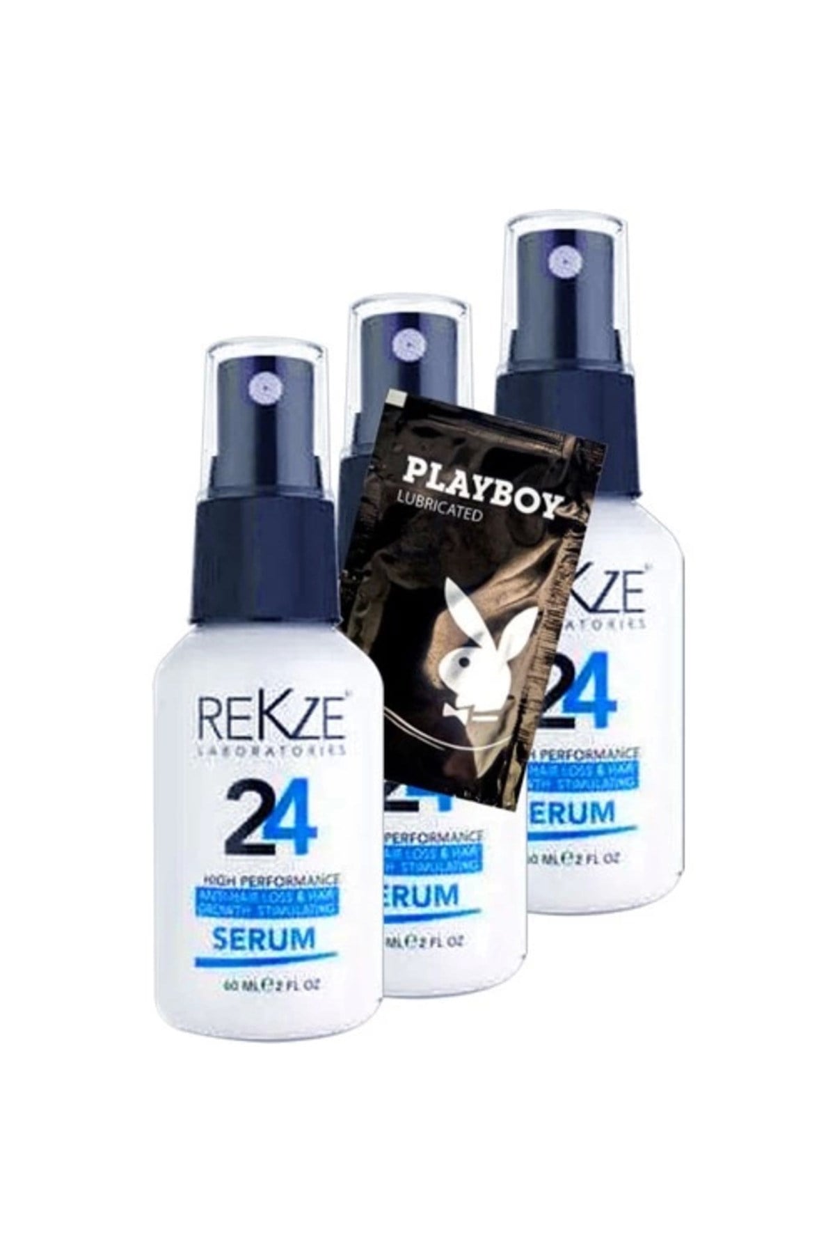 Mucizevi 3 Tane Saç Besle Dökülmeye 60 ml Sprey  REKZE24 Spray + Yanında Jel