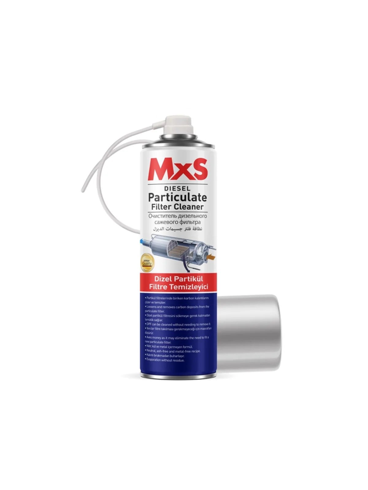MXS Dizel Partikül Filtre Temizleyici  500 ml Hortumlu