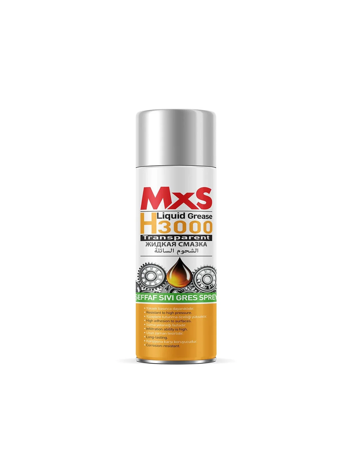 MXS H3000 Şeffaf Sıvı Gres Sprey 400 ml
