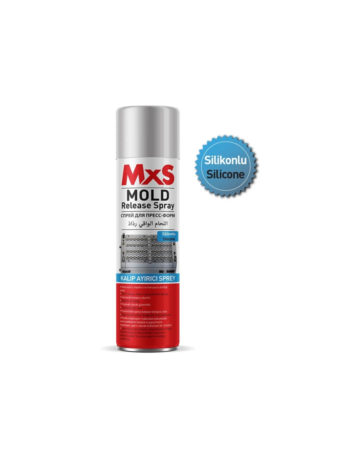 MXS Kalıp Ayırıcı Sprey Yanmaz Silikonlu 400 ml