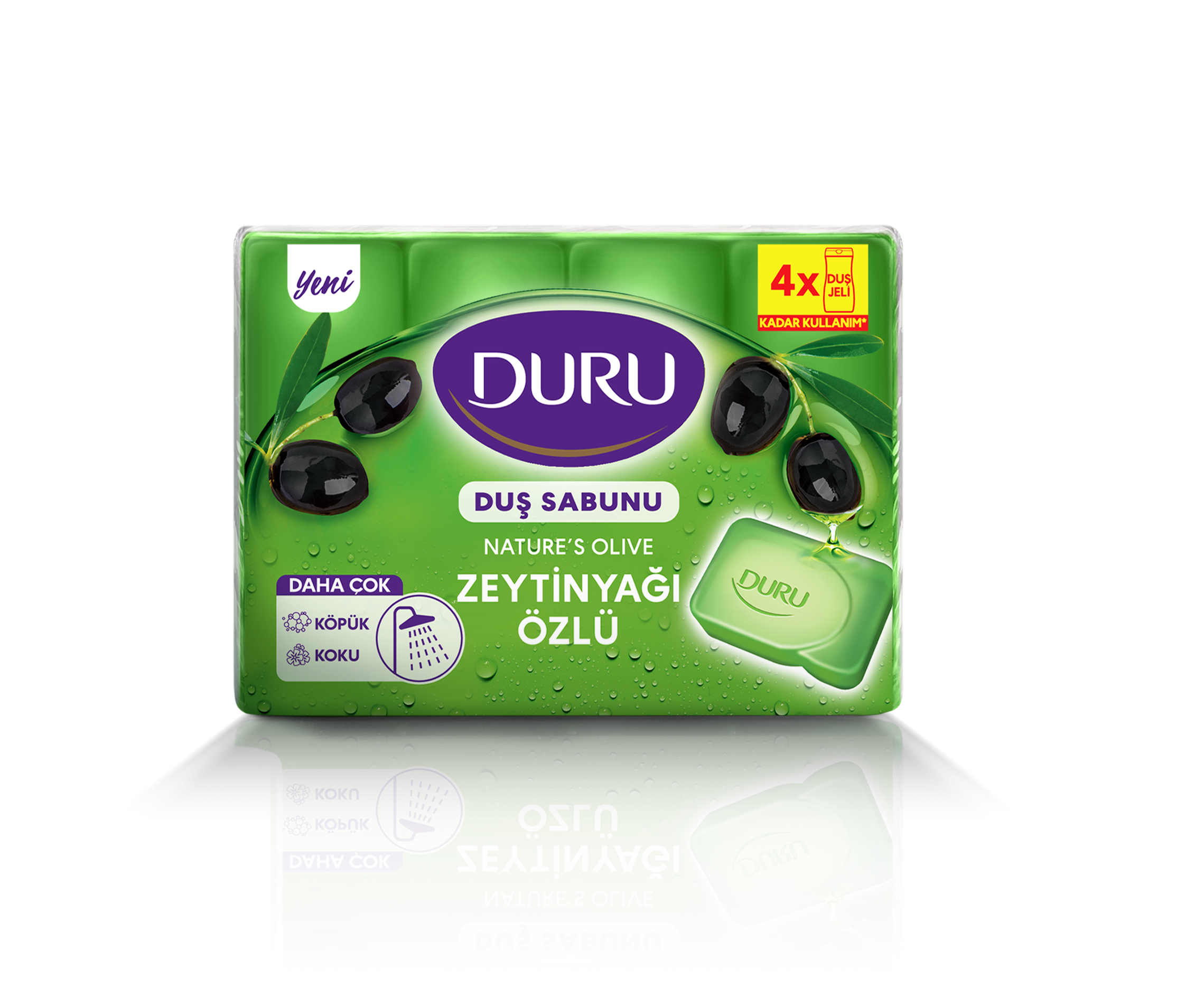 Naturel Zeytinyağlı 4*150gr 1 Adet