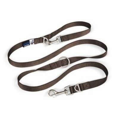 Naylon Ayarlanabilen Köpek Gezdirme Tasması Brown Large