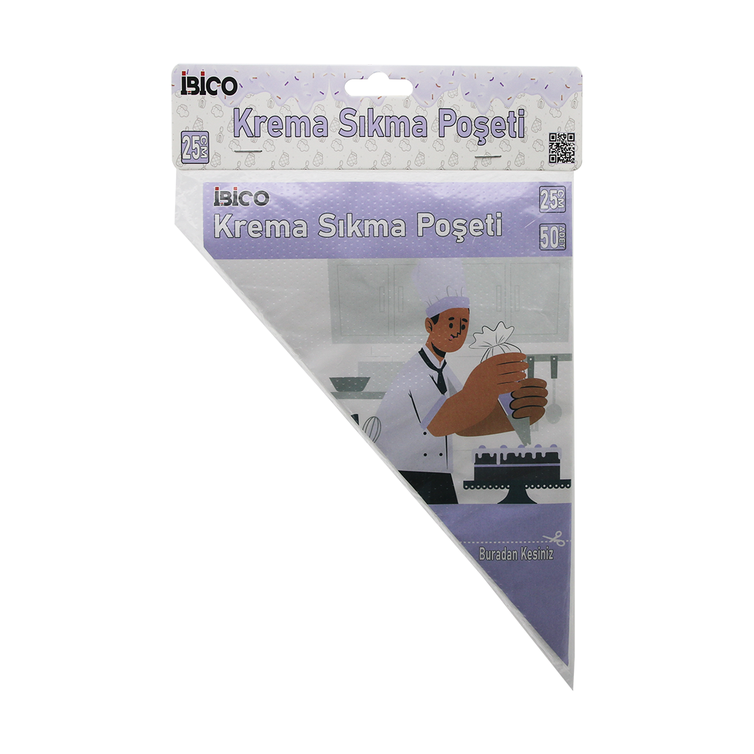 Naylon Krema Sıkma Torbası 25 cm