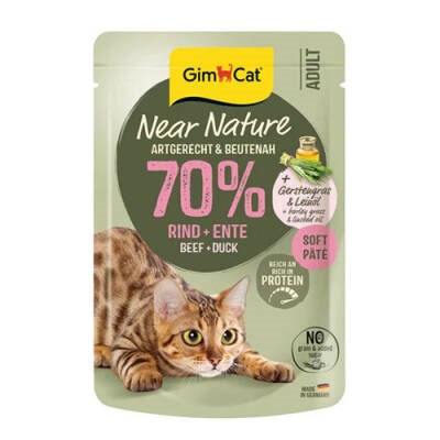 Near Nature Ezme Sığır Etli ve Ördekli Pouch Yetişkin Kedi Konservesi 85 Gr
