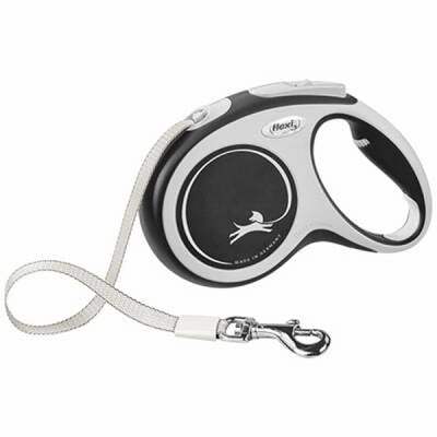 New Comfort Otomatik Şerit Köpek Gezdirme Tasması XS 3 Mt Siyah