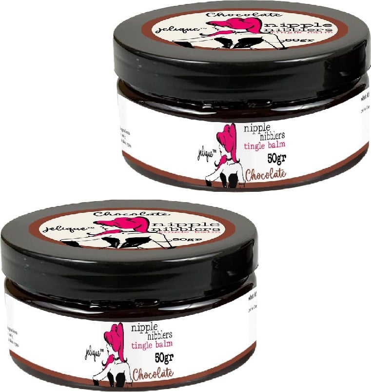 Nipple Nibblers Tingle Chocolate 2 Adet Memeucu Uyarıcılı Balsam Çikolata Aromalı 50ML - Çikolatali Göğüskremi