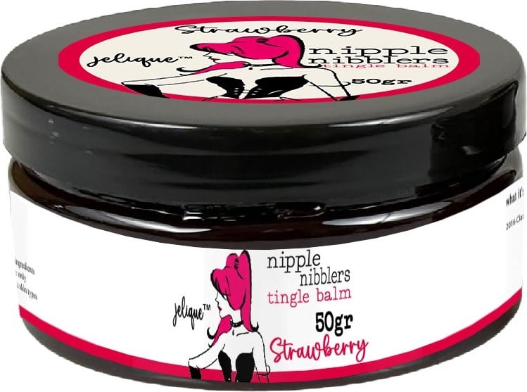 Nipple Nibblers Tingle Strawberry / Memeucu Uyarıcılı Balsam Çilek Aromalı 50ML - Çilekli Göğüskremi
