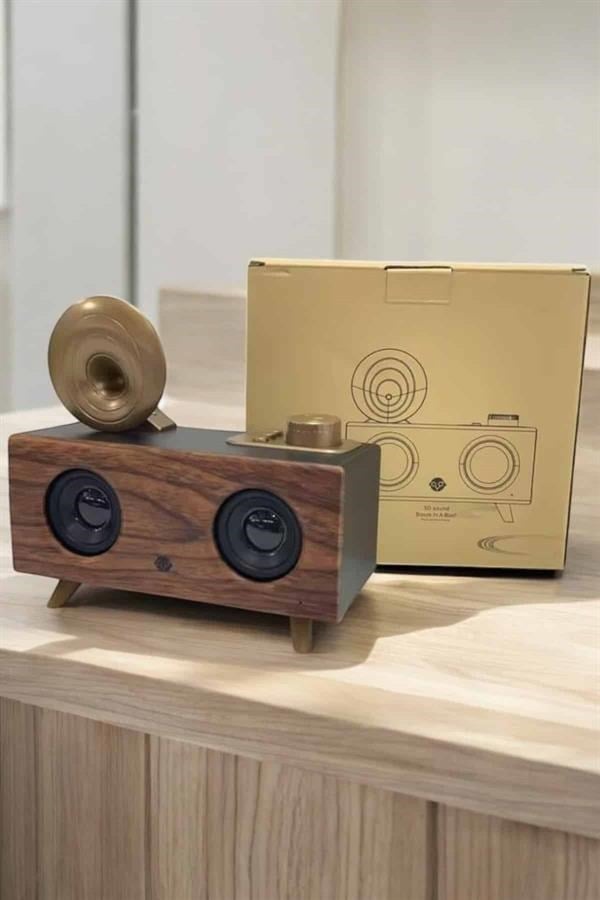 Nostaljik Görünümlü Bluetooth Bağlantılı Speaker