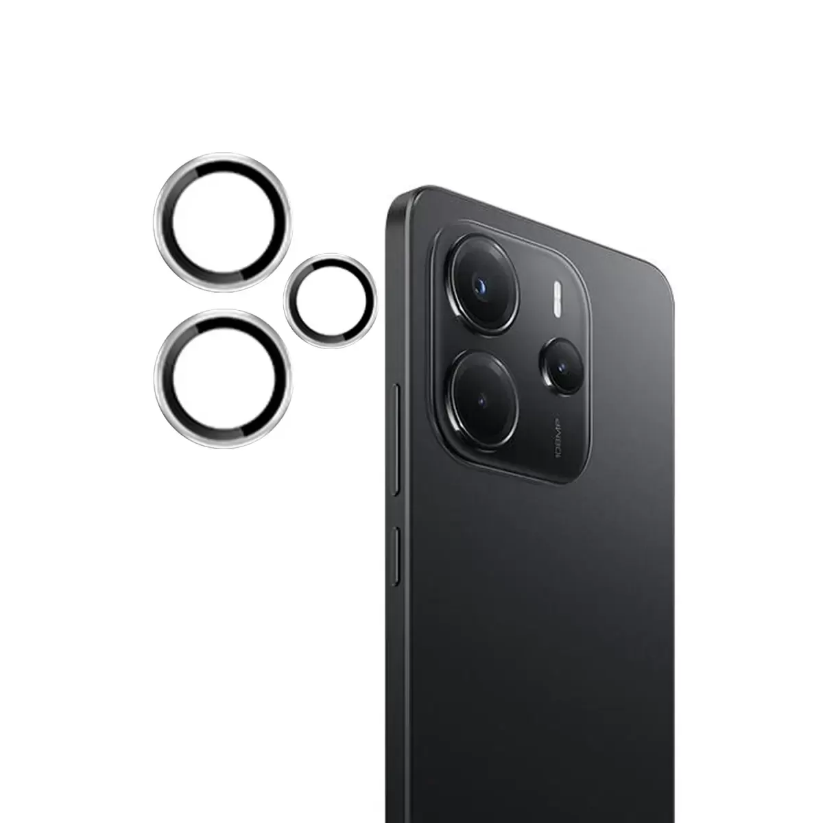 Note 14 4G PVD Metal Kamera Lens - Gümüş