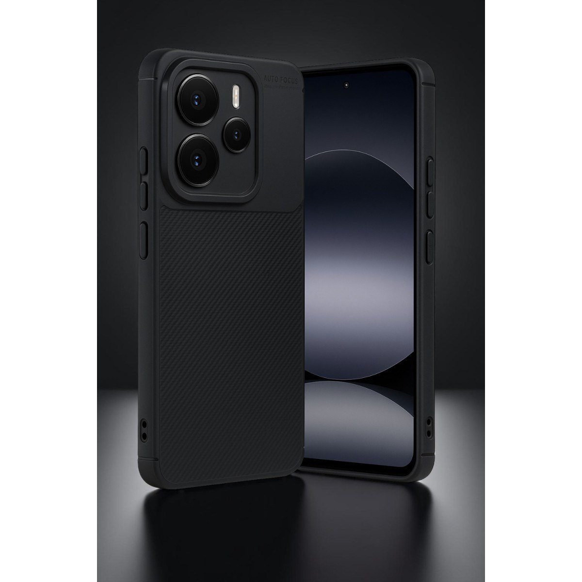Note 14 5G Auto Focus Karbon Kapak - Siyah