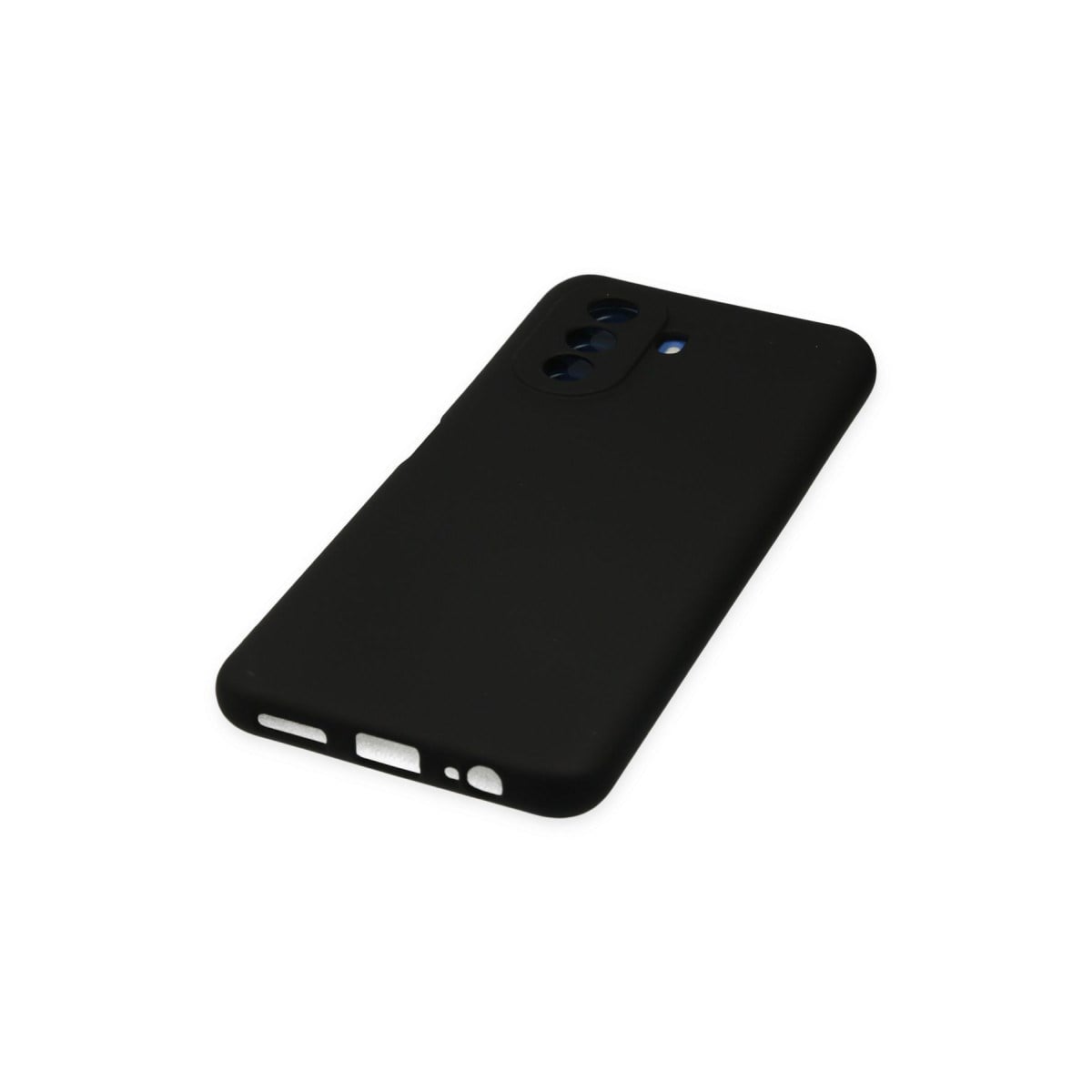 Nova Y70 Kılıf Nano içi Kadife Silikon - Siyah