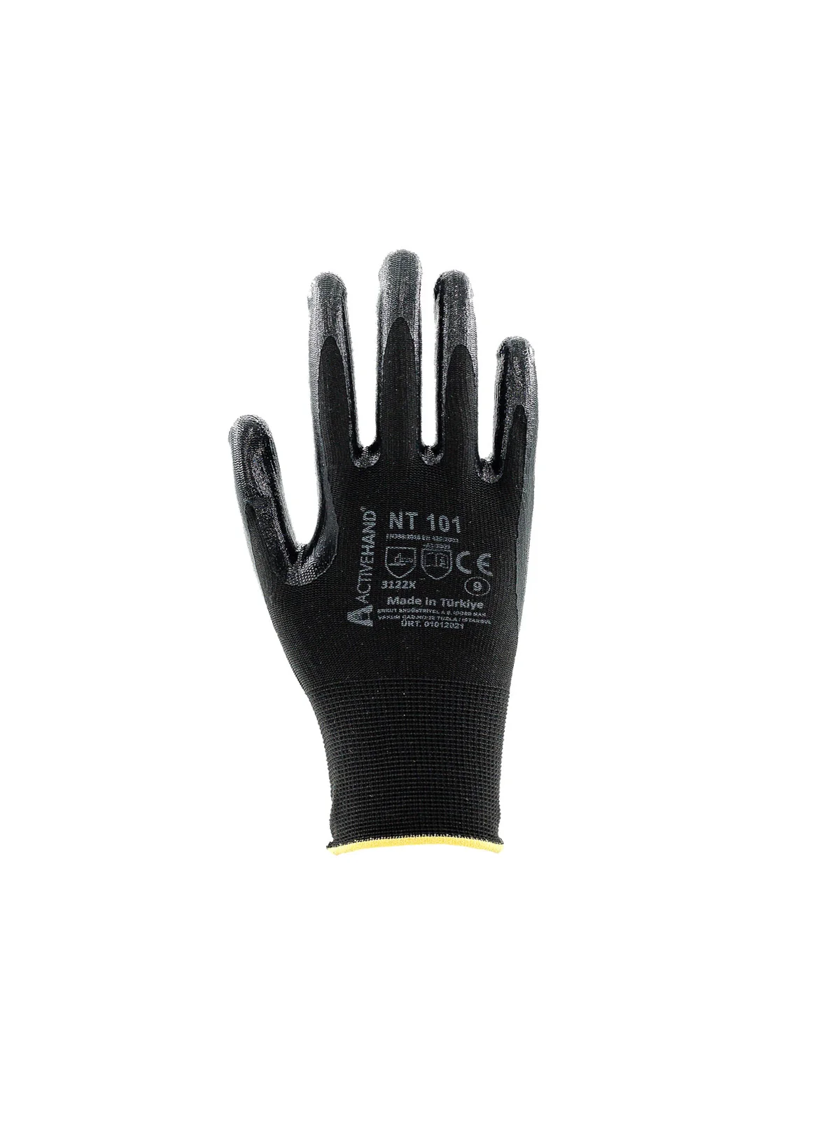 NT 101 SY/SY NO:9 Nitril Kaplı Polyester Eldiven