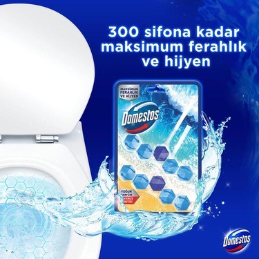 Okyanus Esintili Yoğun Parfümlü WC Bloğu ile Güçlü Ferahlama