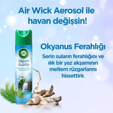 Okyanus Ferahlığı ile Oda Kokusu Spreyi, 300 ml