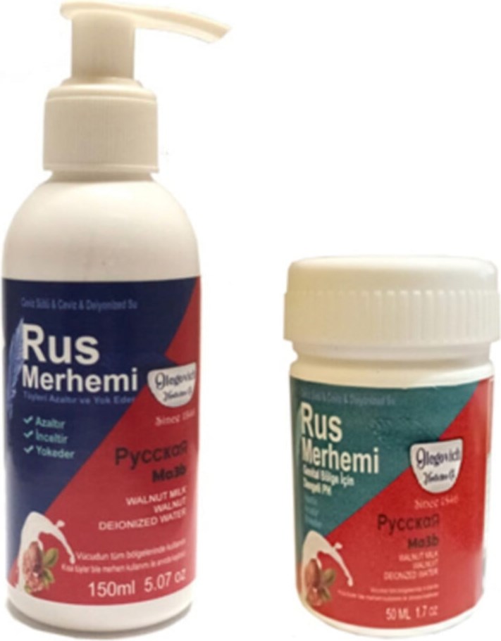 Olegovich Medicine Olegovic Medicine Rus Merhemi Tüy Dökücü Azaltıcı Krem Merhem 150 ml 1 Ad + Rus Merhemi Genital Böl