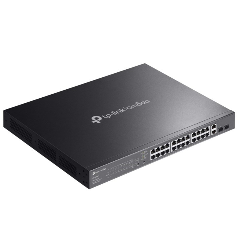 OMADA ES228GMP 24 PORT GIGABIT+ 2XGB SFP+2XGB RJ45 UPLINK CLOUD L2 YÖNETİLEBİLİR 384W POE RACKMOUNT SWITCH