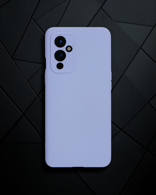 One Plus 9 Kılıf Nano İçi Kadife Silikon - Lila