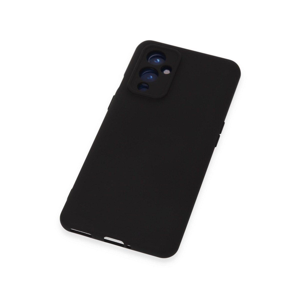 One Plus 9 Kılıf Nano içi Kadife Silikon - Siyah