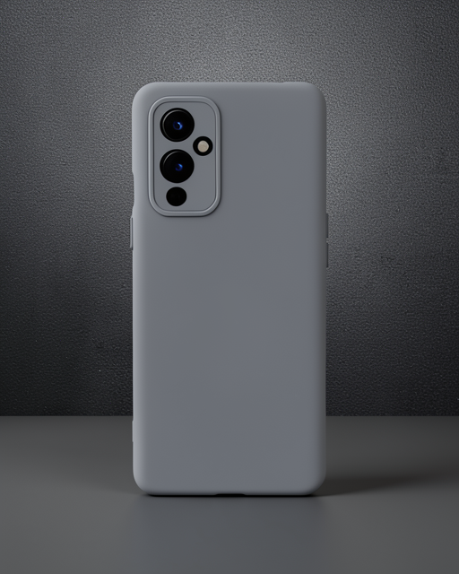 One Plus 9 Kılıf Nano İçi Kadife Silikon - Gri