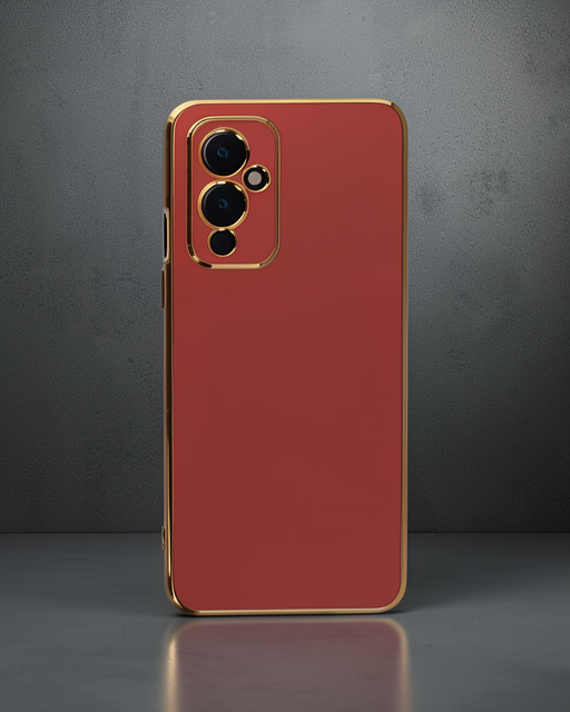 One Plus 9 Kılıf Volet Silikon - Kırmızı