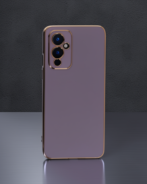 One Plus 9 Kılıf Volet Silikon - Mor