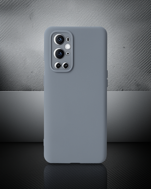 One Plus 9 Pro Kılıf Nano İçi Kadife Silikon - Gri