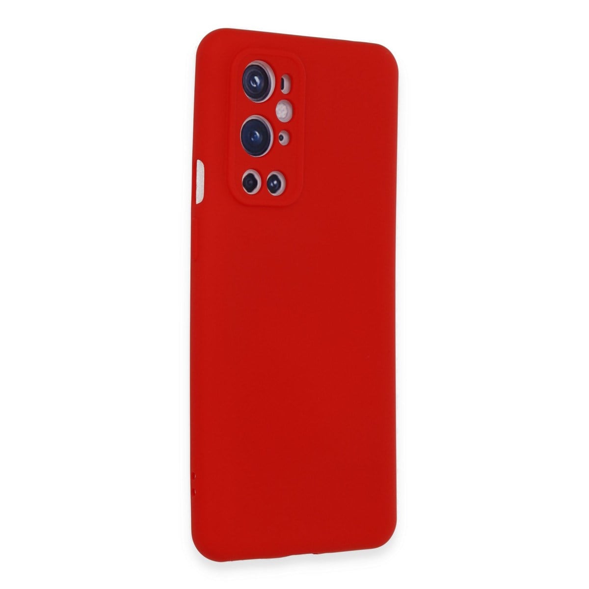 One Plus 9 Pro Kılıf Nano içi Kadife Silikon - Kırmızı