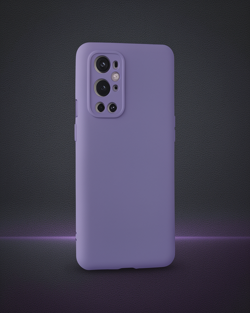 One Plus 9 Pro Kılıf Nano İçi Kadife Silikon - Mor