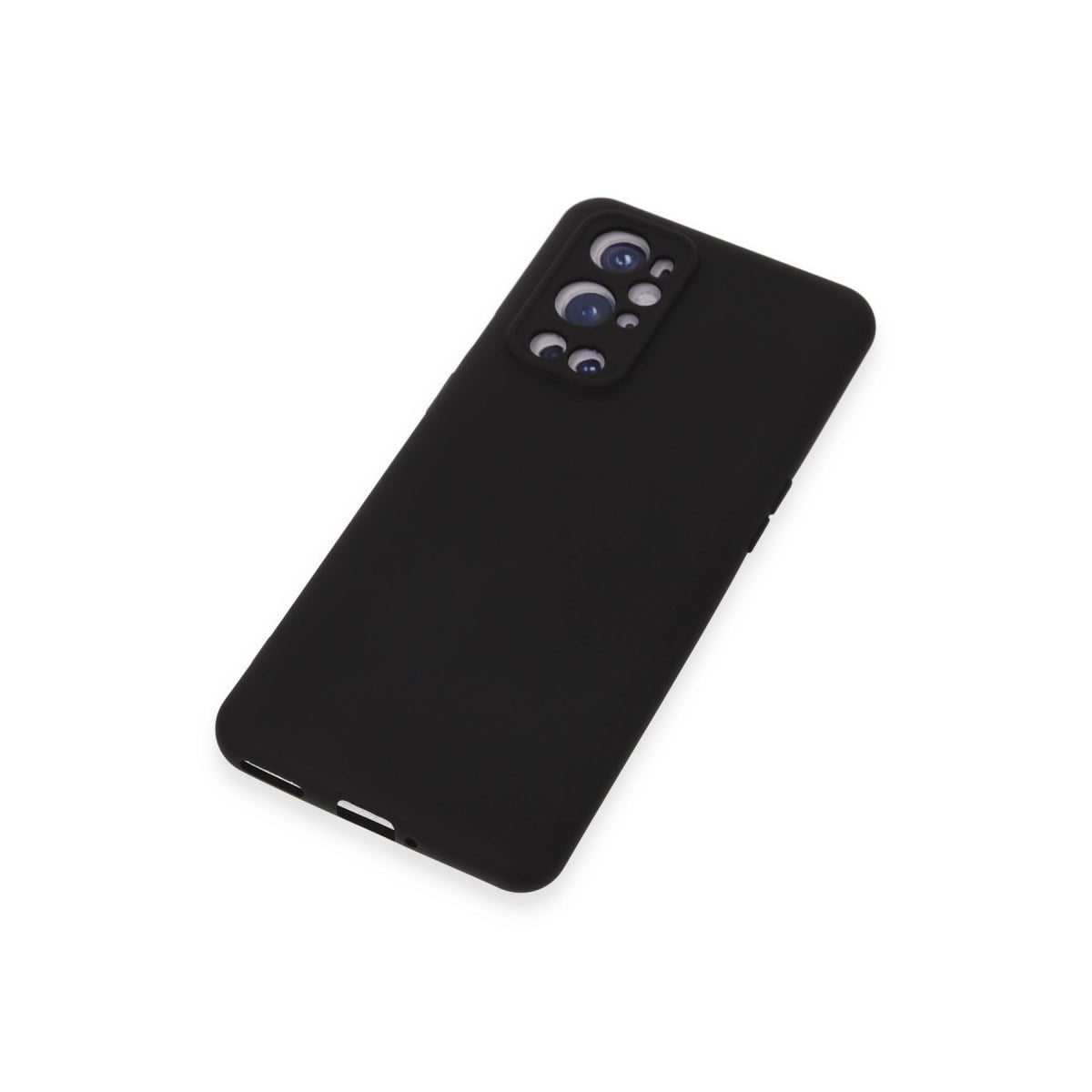 One Plus 9 Pro Kılıf Nano içi Kadife Silikon - Siyah
