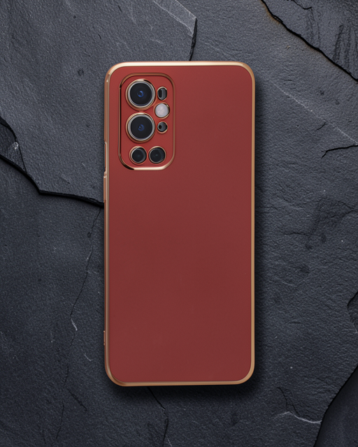 One Plus 9 Pro Kılıf Volet Silikon - Kırmızı