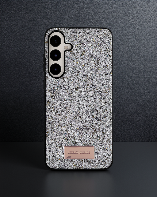Onegif Samsung Galaxy A25 5g Bright Simli Kapak - Gümüş