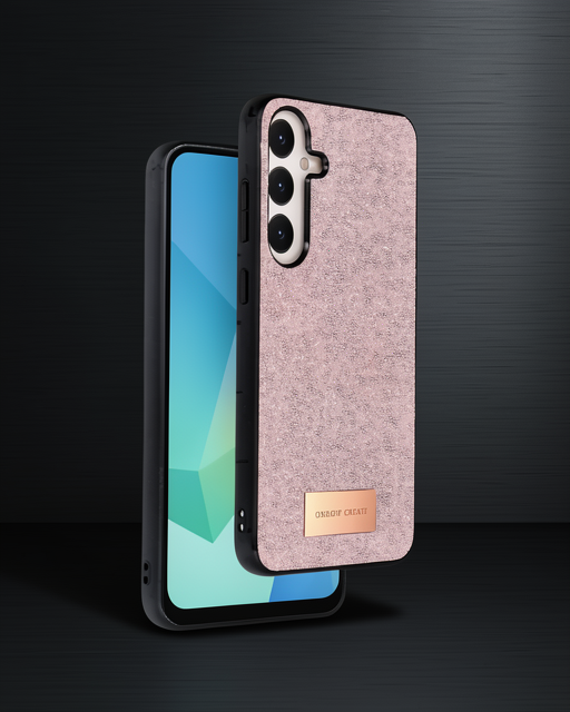 Onegif Samsung Galaxy A26 Bright Simli Kapak - Pembe