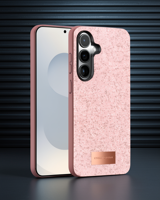 Onegif Samsung Galaxy S25 Plus Bright Simli Kapak - Pembe