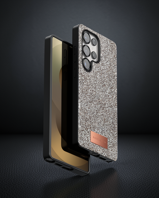 Onegif Samsung Galaxy S25 Ultra Bright Simli Kapak - Gold