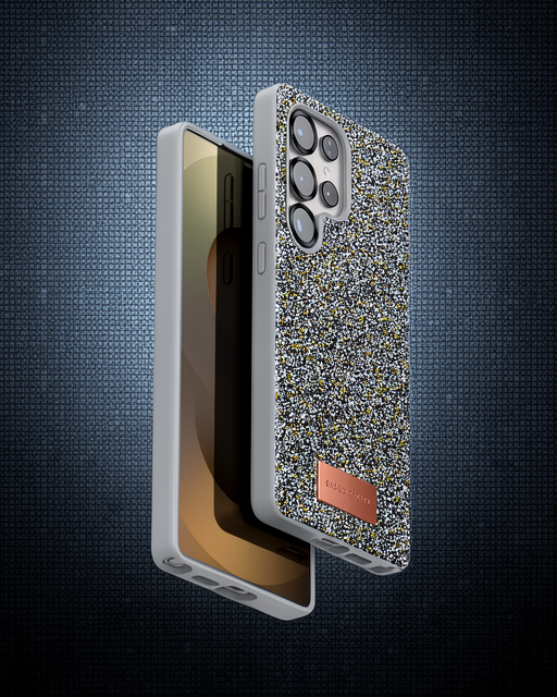 Onegif Samsung Galaxy S25 Ultra Bright Simli Kapak - Gümüş