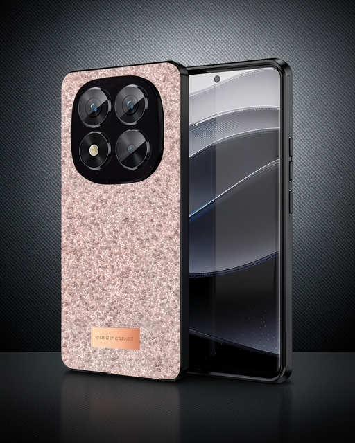 Onegif Xiaomi Redmi Note 14 Pro 5g Bright Simli Kapak - Pembe