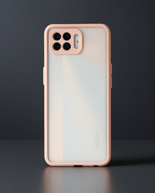Oppo Reno 4 Lite Kılıf Montreal Silikon Kapak - Pembe