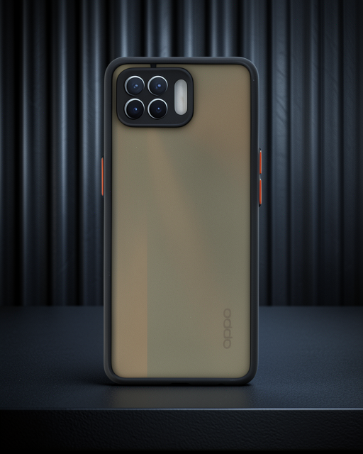 Oppo Reno 4 Lite Kılıf Montreal Silikon Kapak - Siyah