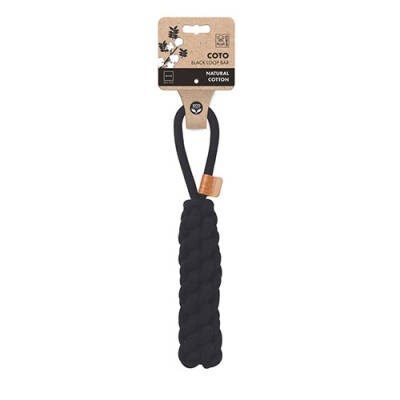 Örgü Köpek Oyuncağı Siyah 34 Cm