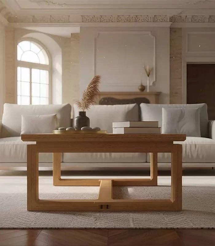 Orta Sehpa Masif Ağaç 120 x 80