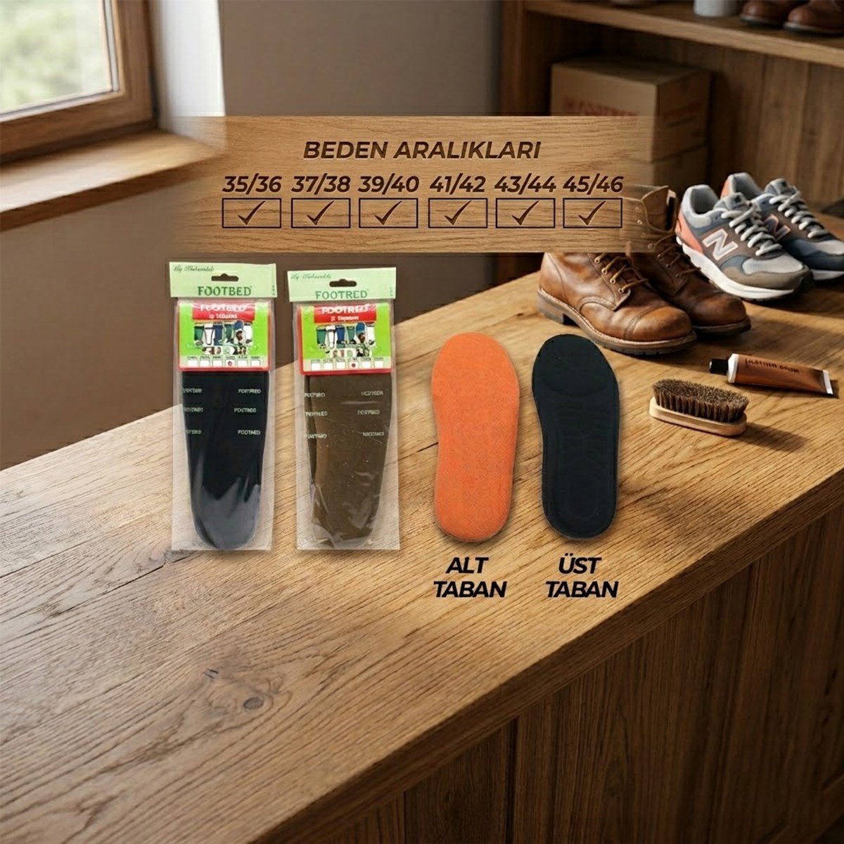 Ortopedik Ayakkabı Keçesi - Konforlu İç Taban