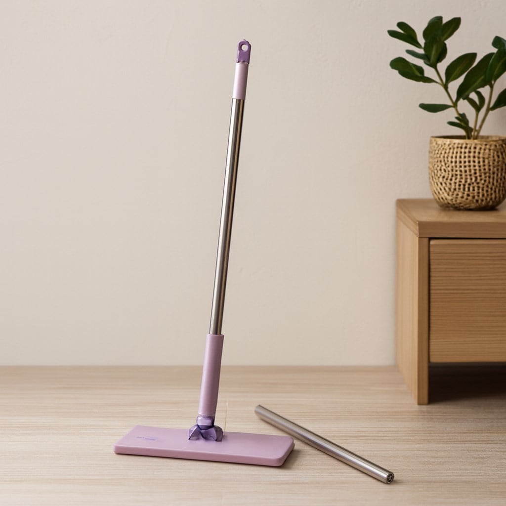 Otomatik Bez Değiştiren 360° Başlıklı Mop - 115 cm Sap