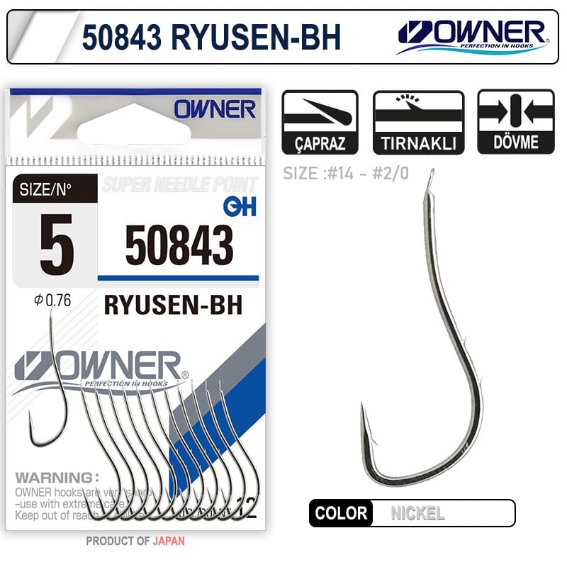 Owner 50843 Ryusen-Bh White İğne - NO-1