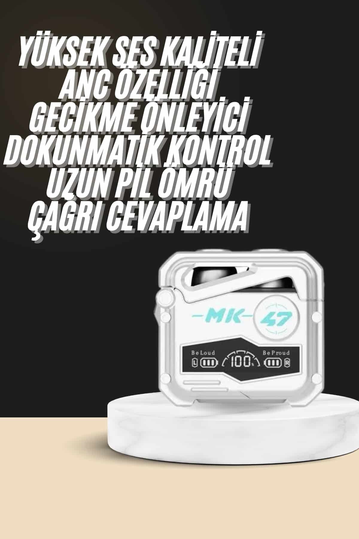Oyuncu Kulaklığı Yeni Mekanik Kablosuz Kulaklık İos Android Uyumlu Yeni Nesil