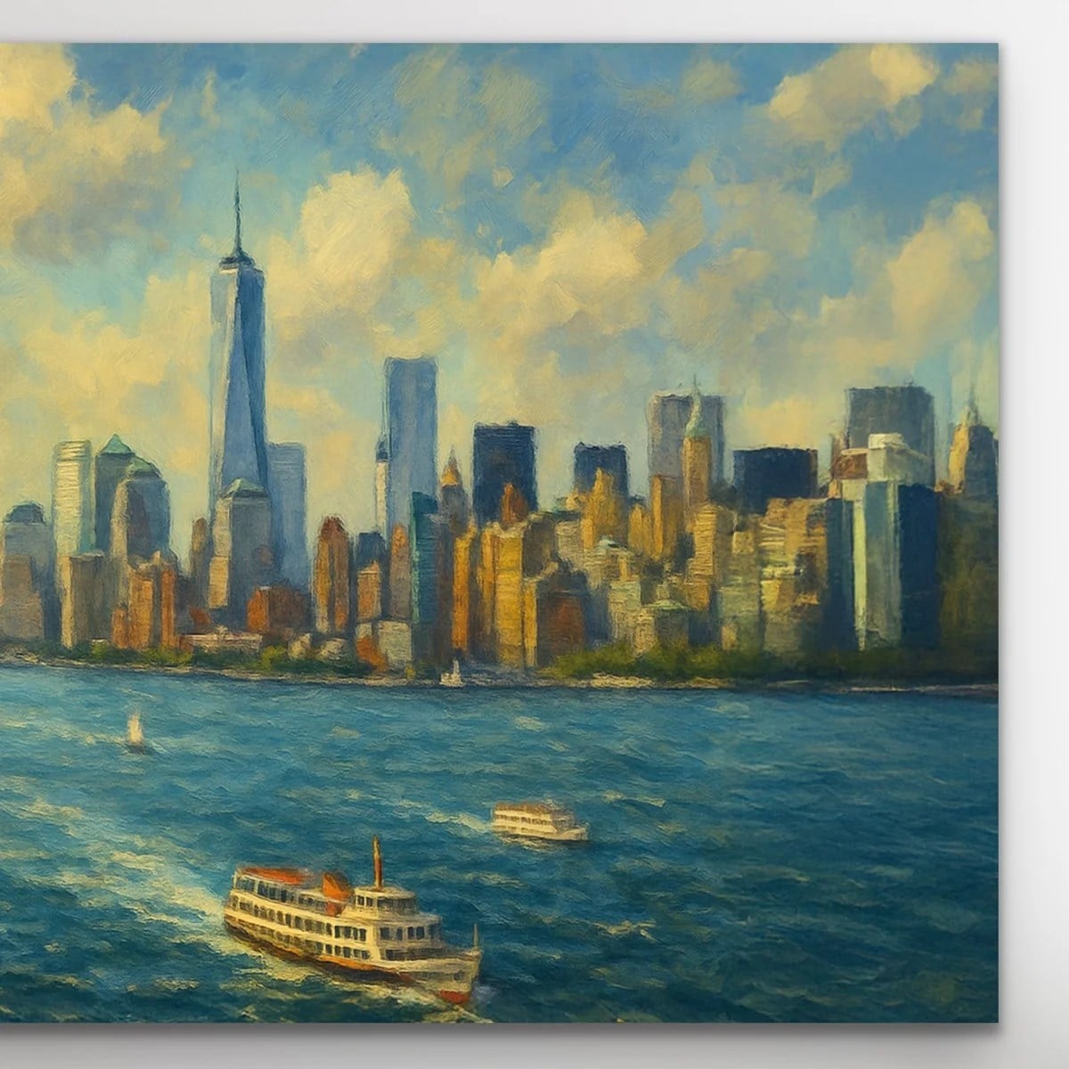 Özgürlük Heykeli Kanvas Tablo 60x120cm