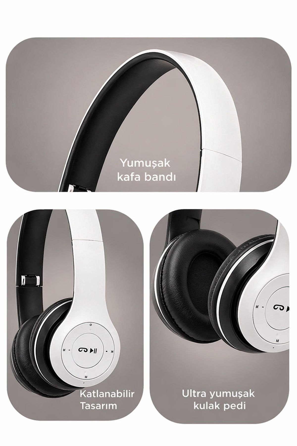 P47 FM'li Bluetooth Kulaklık