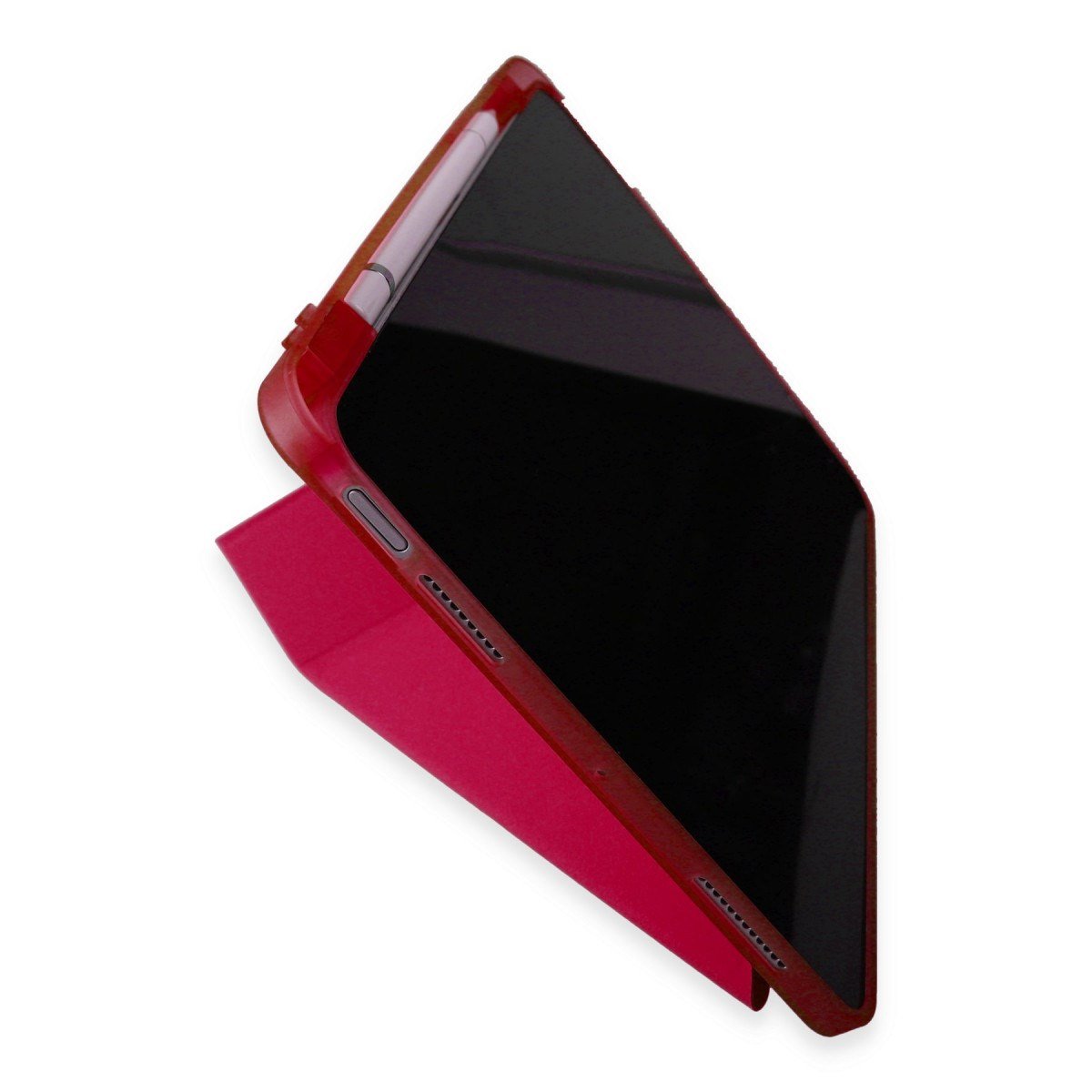 Pad 6 Kılıf Kalemlikli Mars Tablet Kılıfı - Kırmızı