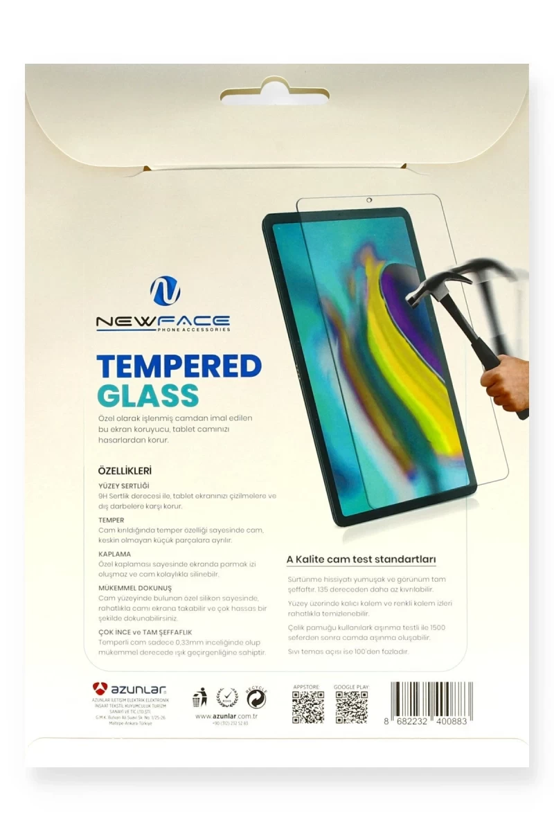 Pad 9 Tablet Cam Ekran Koruyucu