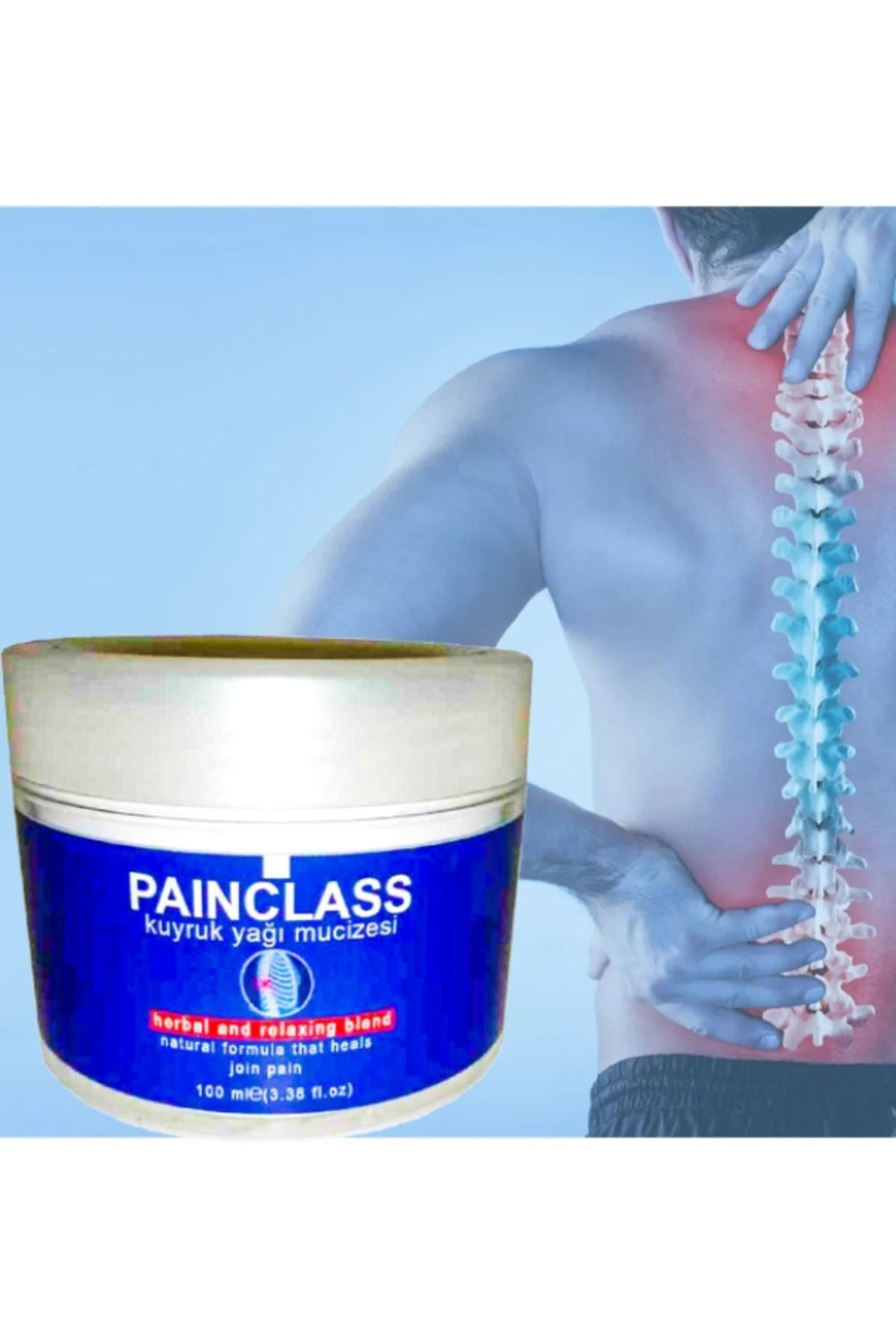 Painclass Kuyruk Yağı Kremi Yüksek Etkili Rahatlatıcı 100 ml